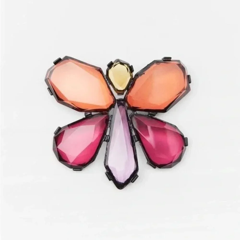 New Zara Resin Butterfly Brooch ✨🔥✨ No 🏷️ With Beautiful Gift Packaging 🎁 - Picture 3 of 6